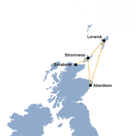 NorthLink Ruttkarta